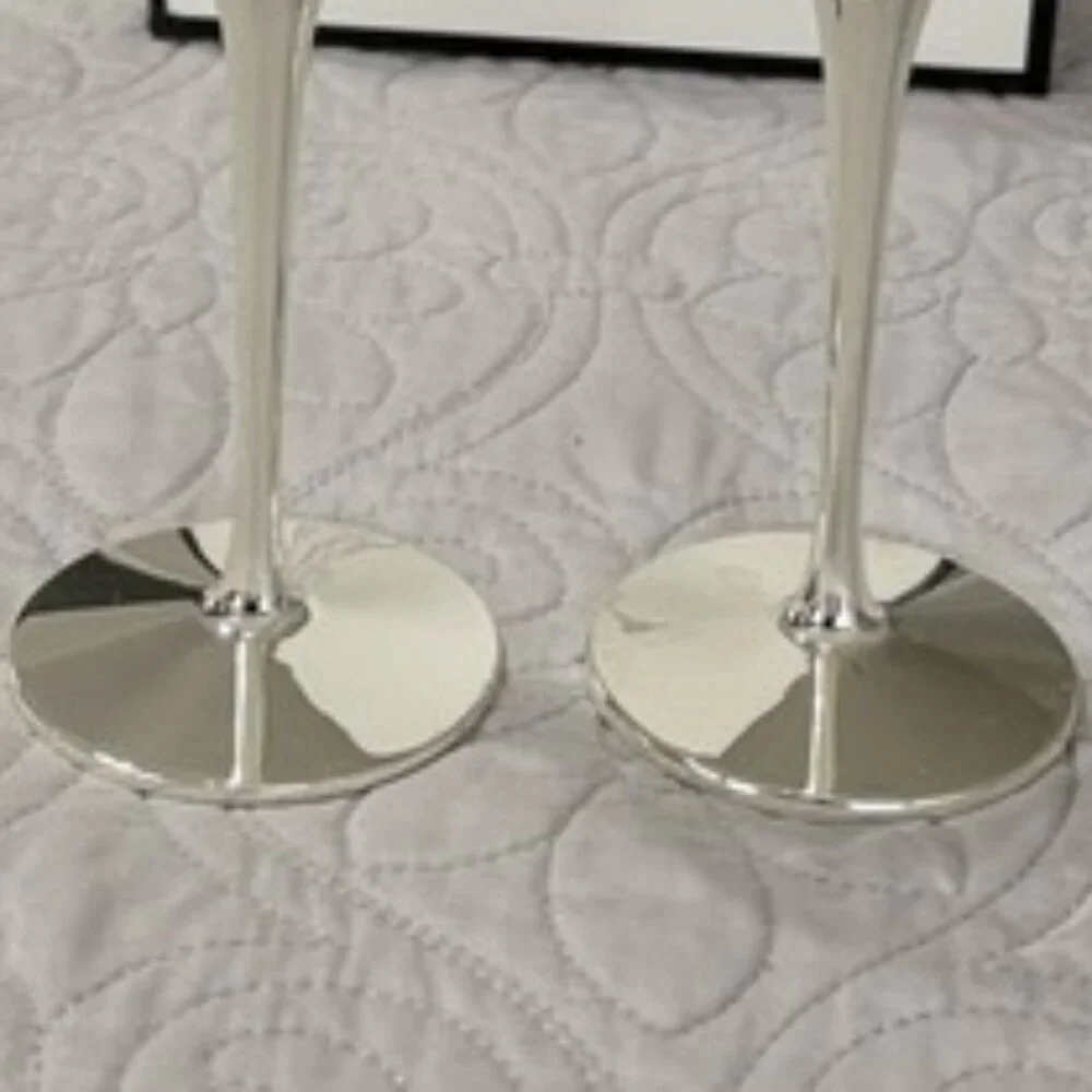 Lenox True Love Glass Flute Pair Clear with Slight Imperfection
